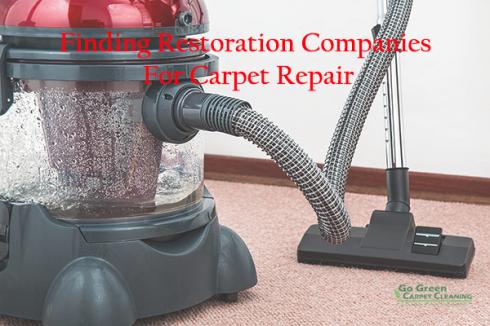 Finding Restoration Companies For Carpet Repair